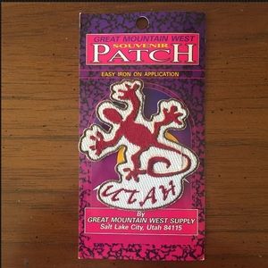 🆕🔥Retro 90s Great Mountain West Utah Gecko Patch